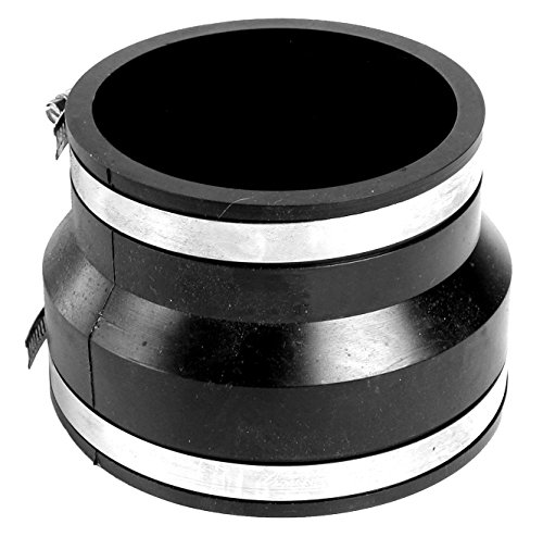 American Valve Rcc150X100 Flexible Pvc Coupling Pipe X Clay, 6 X 4-Inch (611918018300)