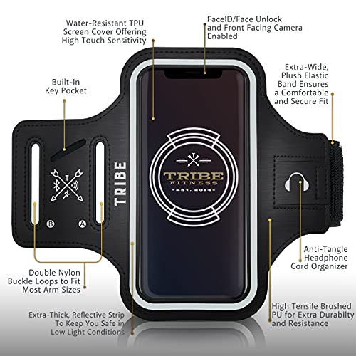 image for TRIBE Water Resistant Cell Phone Armband Case Running Holder for iPhon