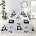 Rapport Juego de Funda de edredón de Panda Fun-Filled, Multicolor, tamaño King – 230 cm x 220 cm