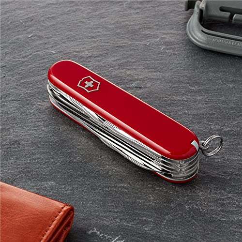 Victorinox Taschenmesser Ranger (21 Funktionen, Metallsäge, Holzmeissel, Schere, Holzsäge, Metallsäge, Klinge) rot