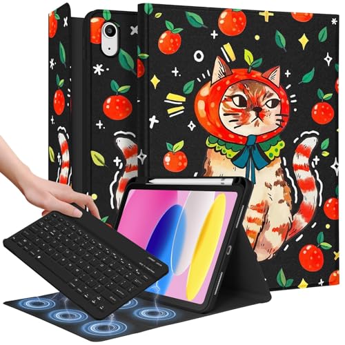Wazzasoft iPad 10P[X L[{[ht - iPad A16pP[X yVz_[ 10.9C`Jo[  ̎q 킢 K[[ eB[ L j[NȃfUC t@_ Apple ^ubg 10/11
