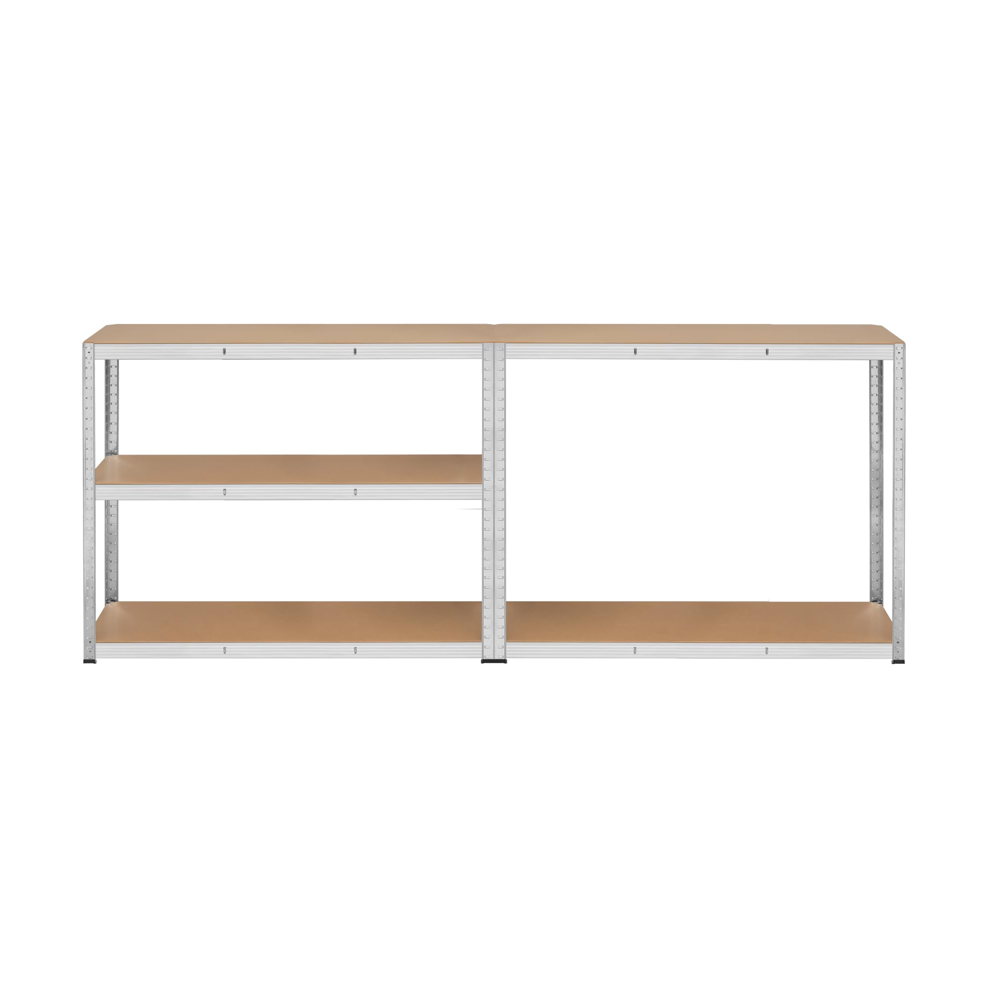 Rebel Electro Regał Metalowy Magazynowy 205x120x45 Srebrny RB-1253