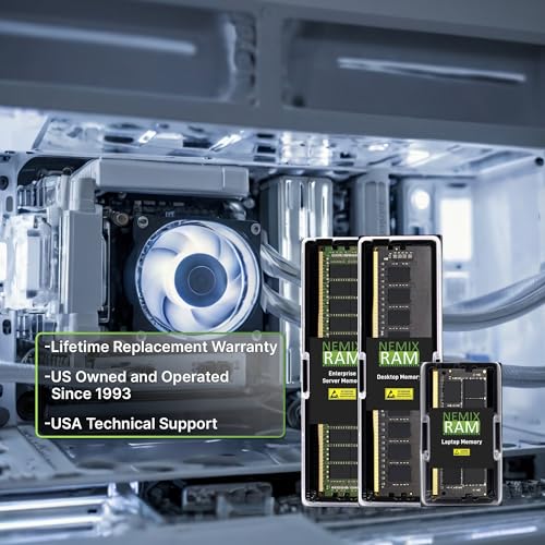 NEMIX RAM 256GB (4X64GB) DDR5 5600MHZ PC5-44800 CL46 2Rx4 1.1V 288-PIN ECC RDIMM Registered Server Memory KIT Compatible with ASRock W790 WS R2.0 Motherboard - Image 6