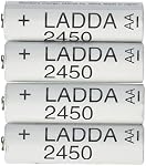 IKEA ladda AA Battery Rechargeable 2450 mAz