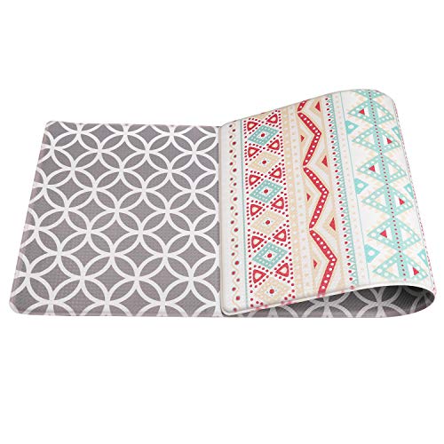 SHACOS Reversible Anti-Fatigue Kitchen Floor Mat Runner 18x47 inch Non Slip Standing Mat
