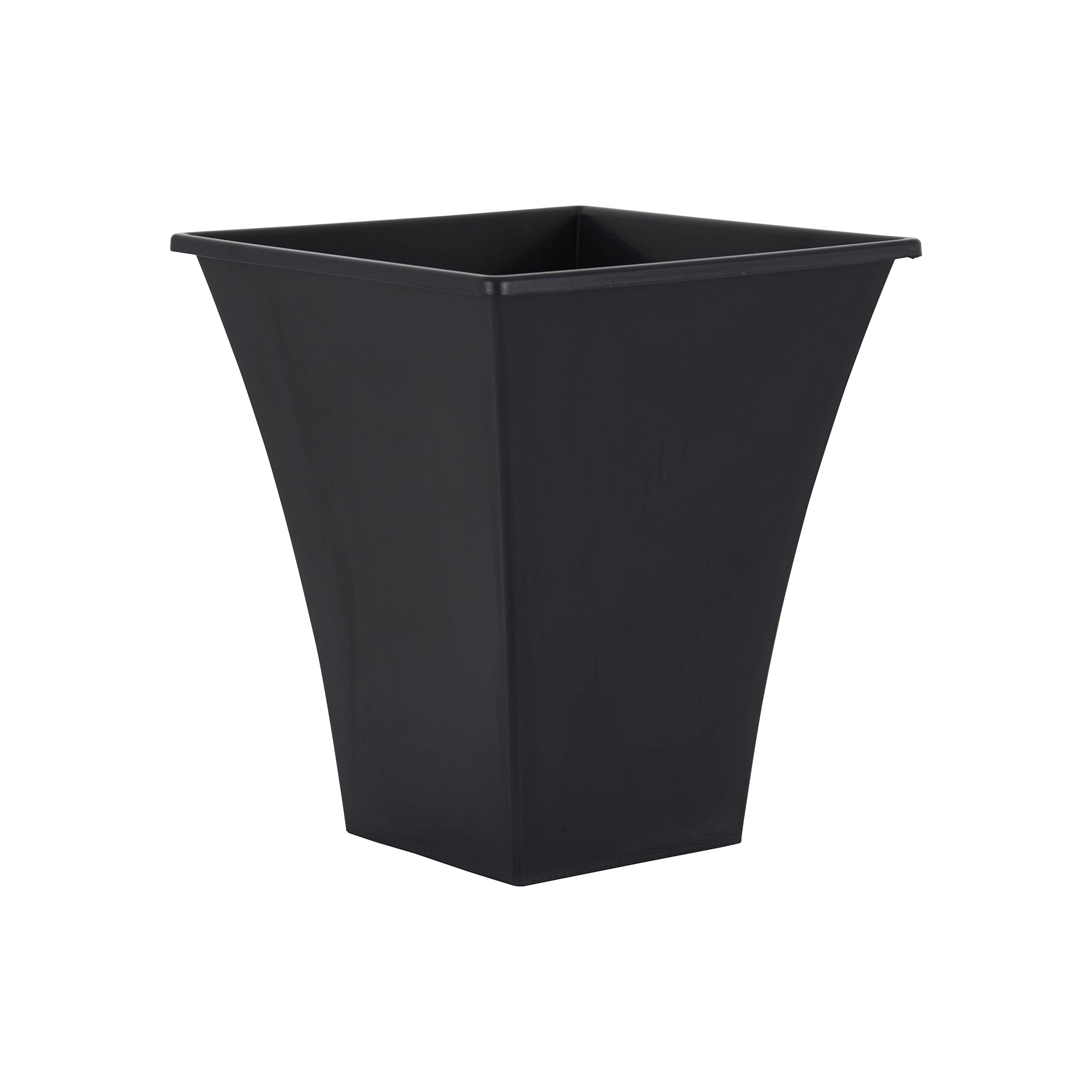 Wham Metallica 28cm Square Recycled Plastic Planter - Grey