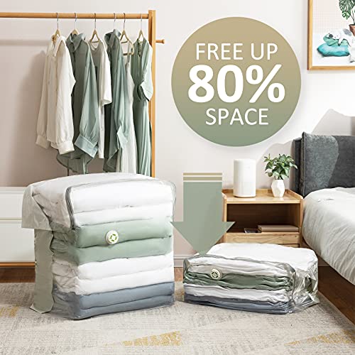 TAILI Extra Large Vacuum Storage Bags Cube 6 Super Jumbo Reusable Vacuum Pack Bags for Clothes Duvet Travel and Home Comforters Blankets Bedding Compression,Space Saver - Image 2