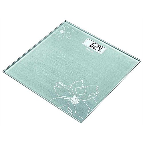 Beurer GS 10 Glaswaage mit Glitzereffekt und gut lesbarer LCD Anzeige mit einer Ziffernhöhe von 26 mm, 180 kg Tragkraft Beurer GS 10 Glaswaage mit Glitzereffekt und gut lesbarer LCD Anzeige mit einer Ziffernhöhe von 26 mm, 180 kg Tragkraft