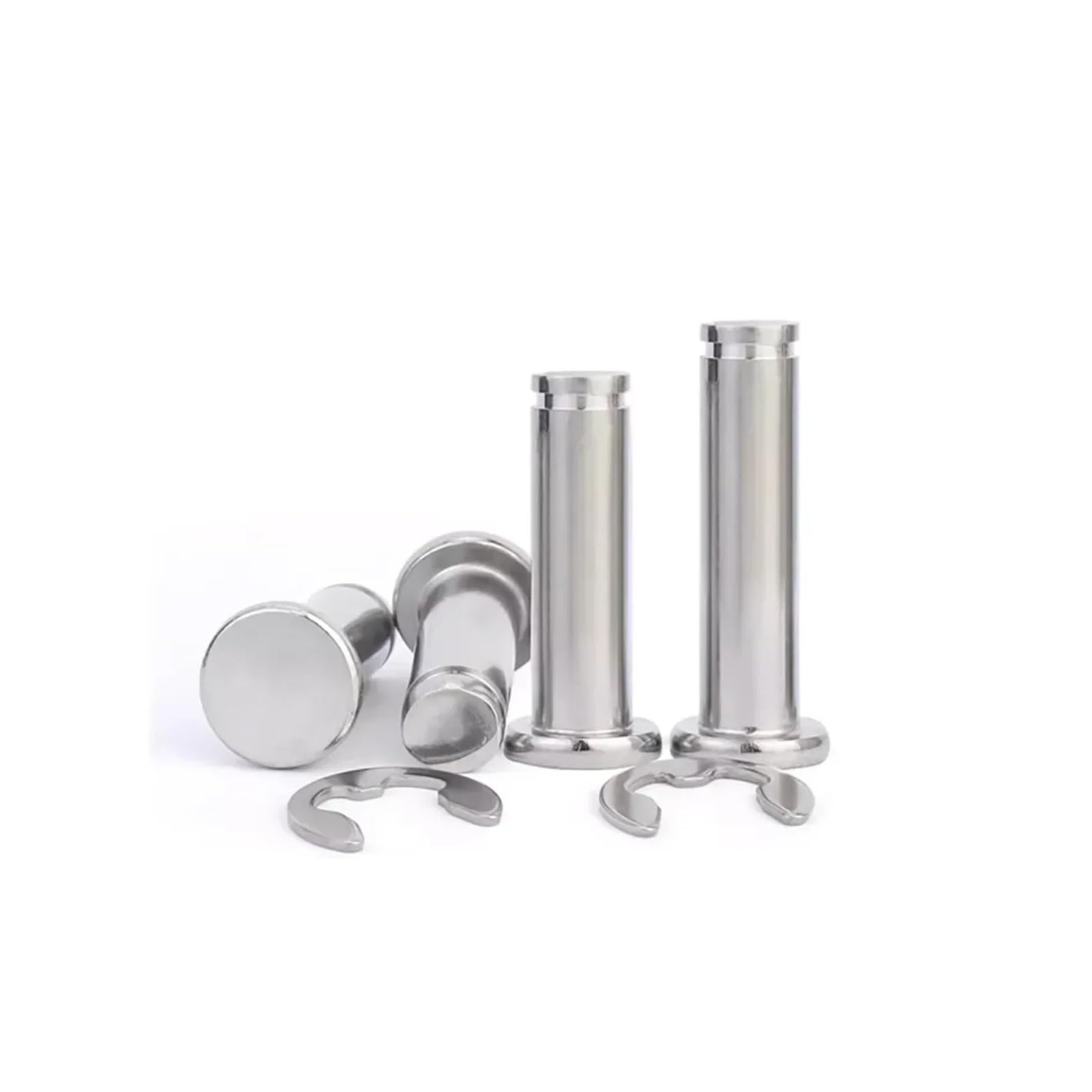 Pasador cilíndrico de posicionamiento cabeza plana ranurada acero inoxidable 304 / anillo elástico M3M4M5M6M8M10(50set M5x70)