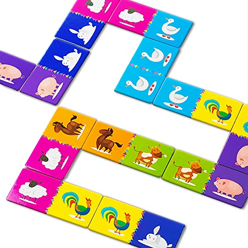Juego de Dominó Doble Cara Animales para Niños 3+ miniatura 4