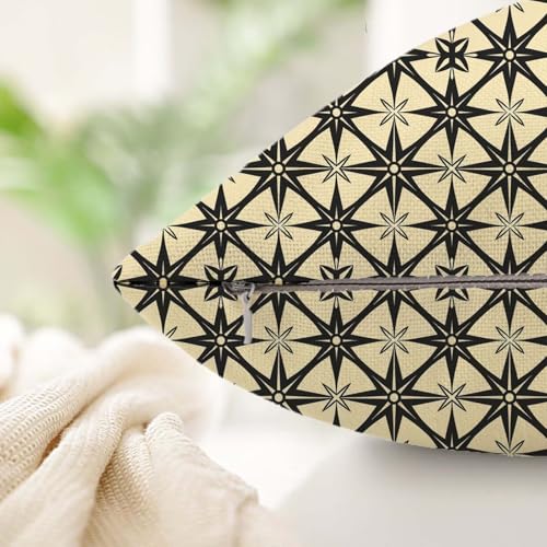 Taie oreiller 50x50cm effet lin avec impression double face premium - 5