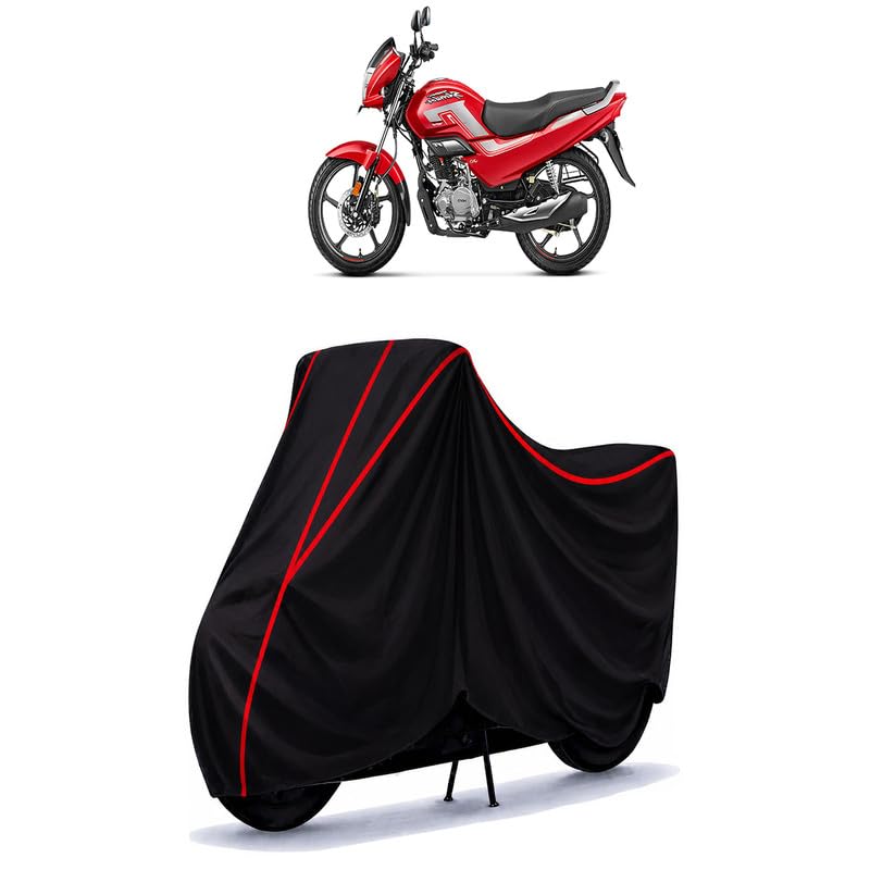 Image of Hero Super Splendor 125 XTec ABS BS6 Water Resistant Bike Cover for All Motorcycles & Rain | Heavy Duty | UV Protection, Dustproof, Scratchproof | All Weather Two Wheeler Cover with Elastic Bottom