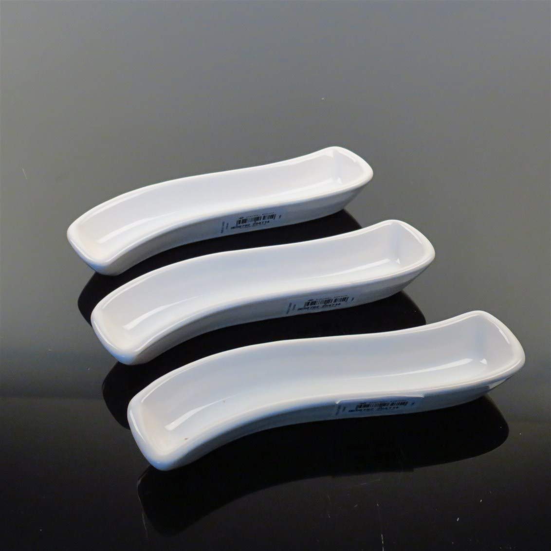 Keramika Beyaz Ivory Zeytinlik 3 Adet 18 Cm