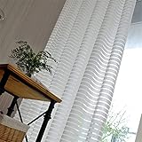 【Utilisation Polyvalente】 : le drapé transparent peut être suspendu séparément ou associé à d'autres rideaux, pour un look superposé et une intimité totale ou gardez-le propre et décontracté en tant que panneaux transparents autonomes pour une touche de simplicité élégante.