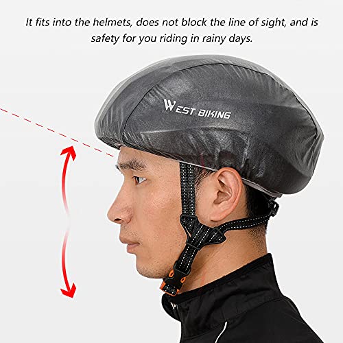 image for Lixada Bicycle Riding Helmets Rain Cover Mountain Bicycle Helmets Rain