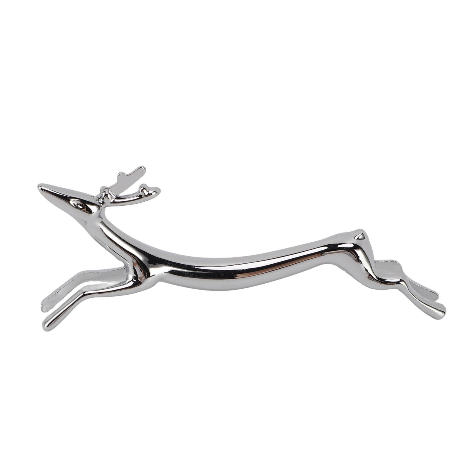 CCYLEZ Besteckablage, Essstäbchenständer, Messerablage und Essstäbchenhalter, Metall, vielseitig einsetzbar, Tierform für Gabel, Löffel, Zuhause, 4 Stück (Hirsch)