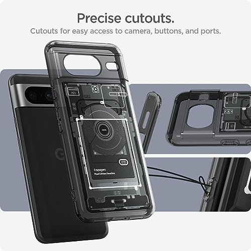 Image of Spigen for Pixel 8 Case, Ultra Hybrid [Anti-Yellowing] [Compatible with MagSafe] - Zero One
