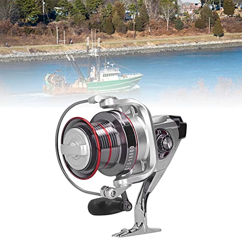 Cts10000 13+1Bb Spinning Reel, Full Metal Fishing Baitcasting Reel Long Shot Spinning Reel With Conical Wire Cup Offshore Fishing Reel Fishing Supplies Accessory For Freshwater And Saltwater #TOP2