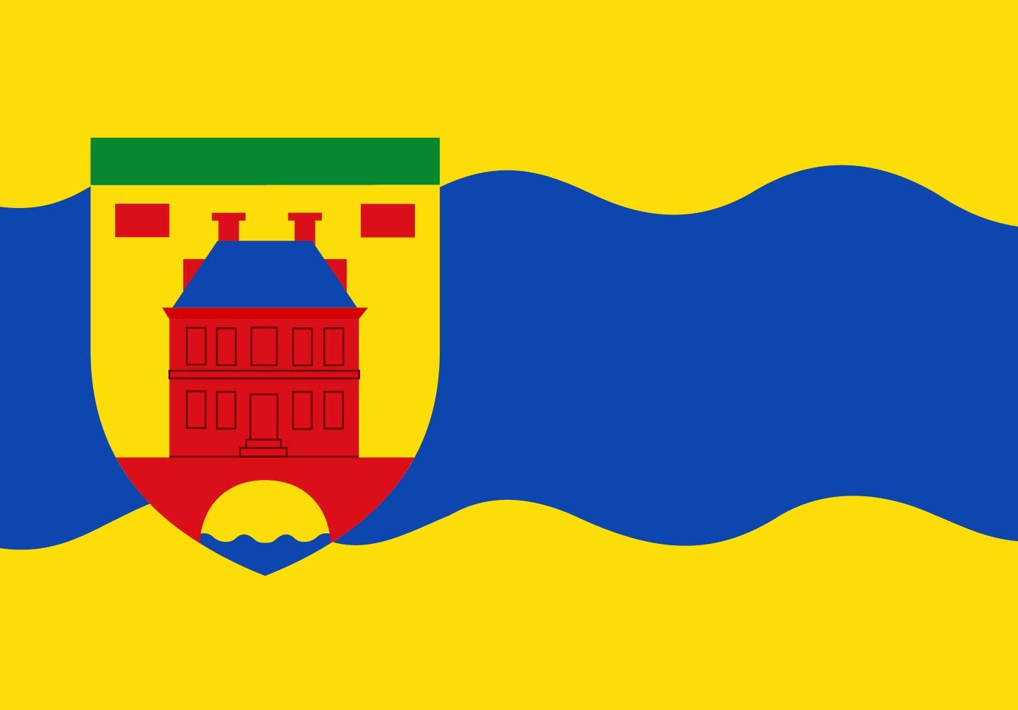 Drapeau Herxen vlag pour faire vibrer l'histoire de Herxem et Olst-Wijhe