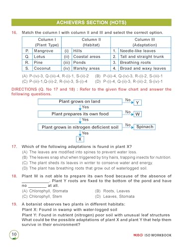 Image of MTG International Science Olympiad (ISO) Workbook Class 4 - Chapter-wise MCQs, Quick Recap with Achievers Section - SOF Olympiad Books For 2026-27 Exam