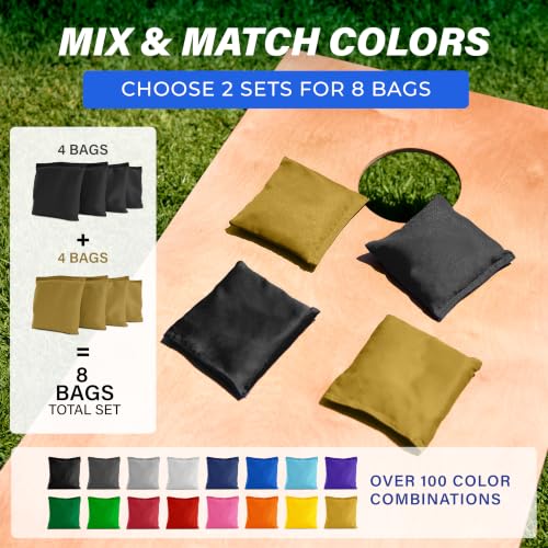 Image of GoSports Classic Cornhole Bean Bags Set of 4-16 Colors Available - Regulation All Weather, Mix and Match