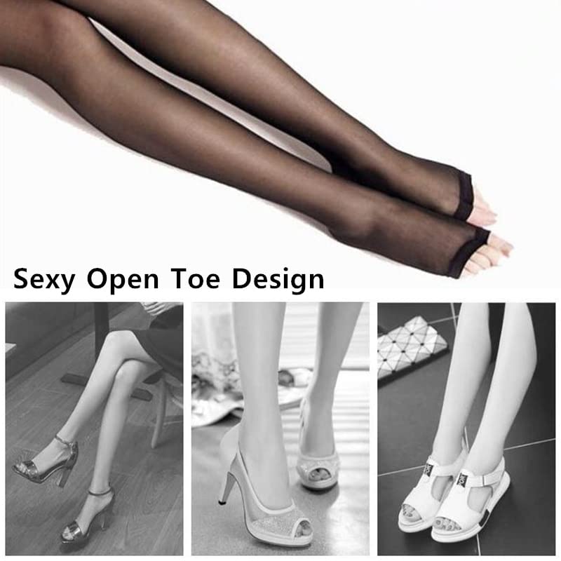 Strümpfe Sexy Strumpfhosen Ultradünne transparente Seide Hochelastische Nylonstrumpfhosen Damenstrumpfwaren (grau A) (Kaffee