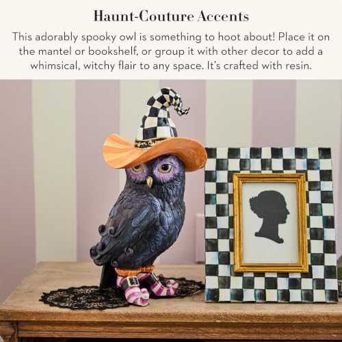Image of MACKENZIE-CHILDS Resin Witchy Owl Figurine