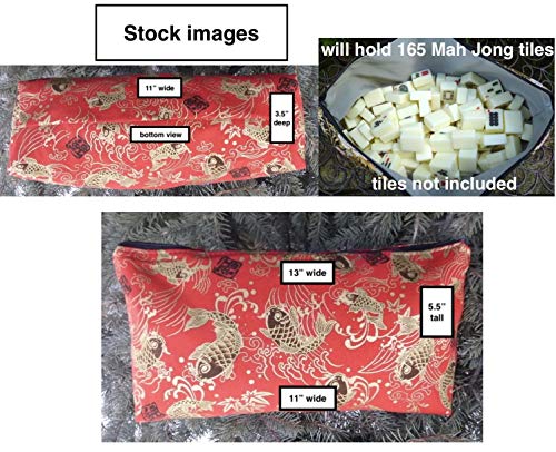 Bolsa rechoncha para fichas tamaño Mahjong miniatura 6