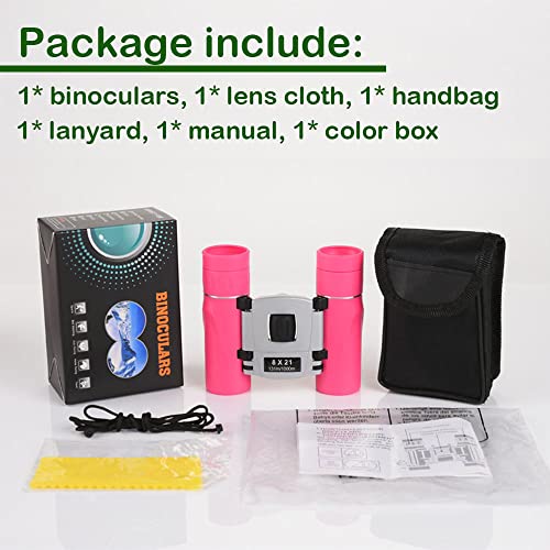 Binoculares compactos 8x21 para adultos y jóvenes miniatura 5