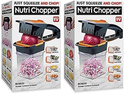 NutriChopper As Seen On TV - Nutri Chopper Multi-purpose Food Chopper 2 Pack