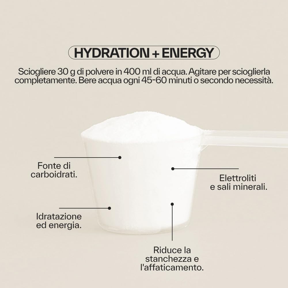 NDL Pro-Health Hydration energy I Bevanda Isotonica idratazione rapida per lo sport con elettroliti in polvere e sali minerali I Aiuta a ridurre stanchezza e affaticamento I Gusto lime-Limone I 75Og