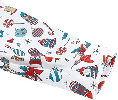 Goodstoworld Kersthemd voor heren, kerstpatroon, 3D-bedrukte lange mouwen, slim fit, opstaande kraag, strijkvrij, vrijetijdshemd voor mannen, M-XXL, L