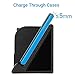 OUTXE Wireless Charger Desk Stand Organizer Wireless Charging Station for iPhone 14/13/13 Pro Max/13 Pro/12 Series/11/XS Max/XR/X/8Plus/, Desk Storage Caddy Pen Holder Gifts for Dad-Black