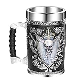 ludwig hofmaier bierkrug sammlung Robust und sicher: Der innere Becher ist aus 304 Edelstahl, der äußere Teil der Tasse ist aus hochwertigem Harz. Lebensmittelqualität, ungiftig, sicher, langlebig und hygienisch.