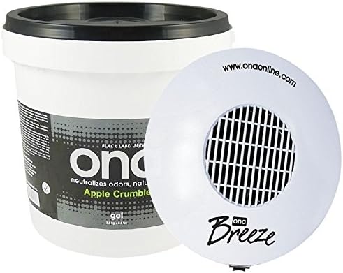 Ona Bundle Breeze Fan & Apple Crumble 1 Gallon Pail Gel - Odor Neutralizer