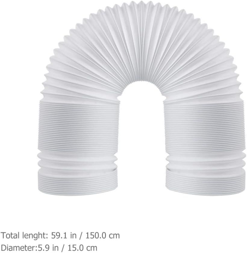 DOITOOL Flexible Vent Replacement Tube Sturdy Air Conditioner Heat Exhaust Hose Easy Install for Portable