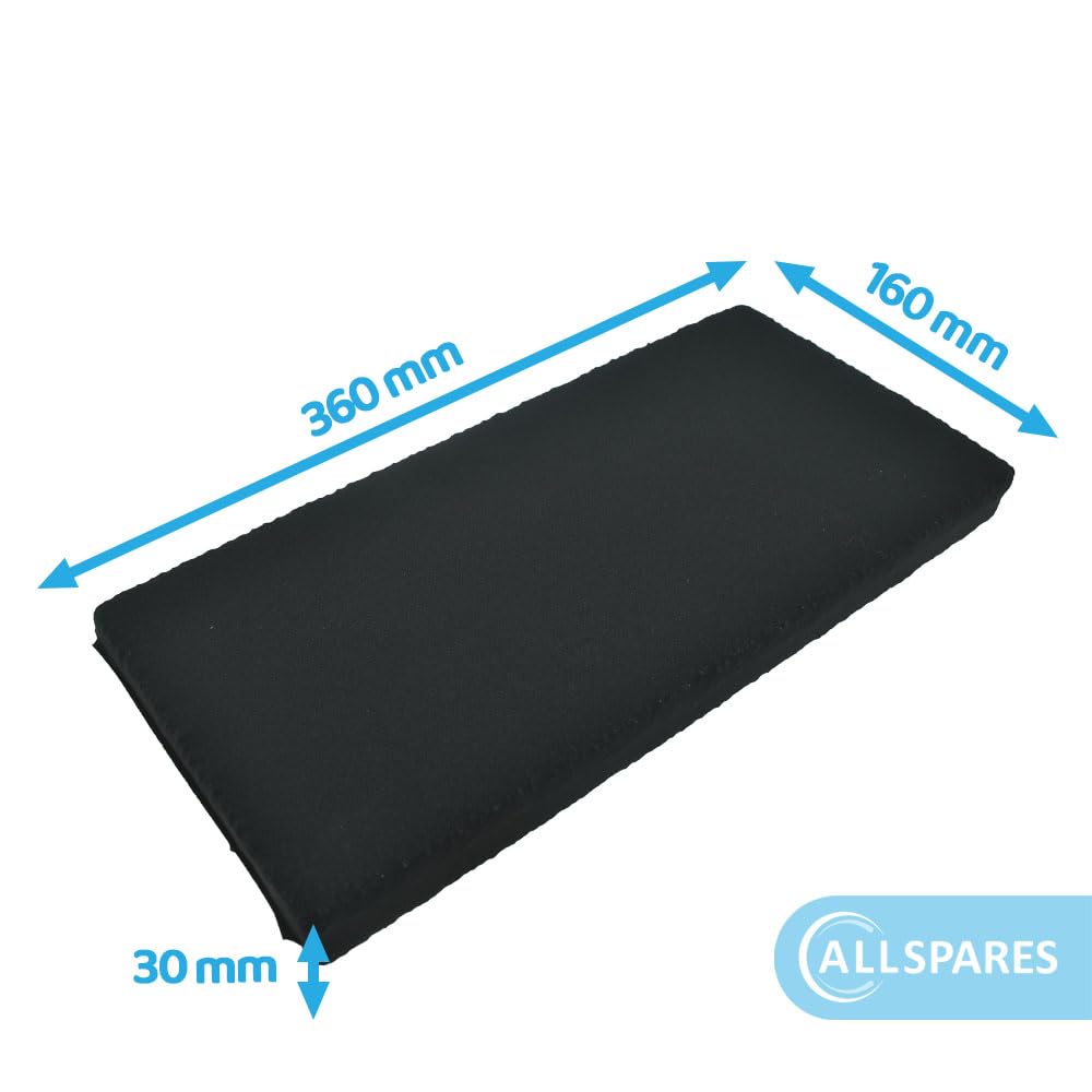 AllSpares Filtro de carbón activo para campanas extractoras adecuado para Novy Monoblock 563-80047 (320 x 160 x 30 mm)