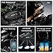 SKYVENT Q4 Motorcycle Bluetooth Communication System Headset Intercom, 4 Riders 1500m Music Sharing, FM, Noise Cancellation, IP65 Waterproof, Dual Pack (Q4)