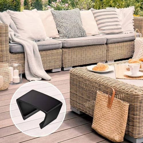 Clips para muebles de terraza seccionales recambio de abrazaderas de conexión para sofá ratán 5