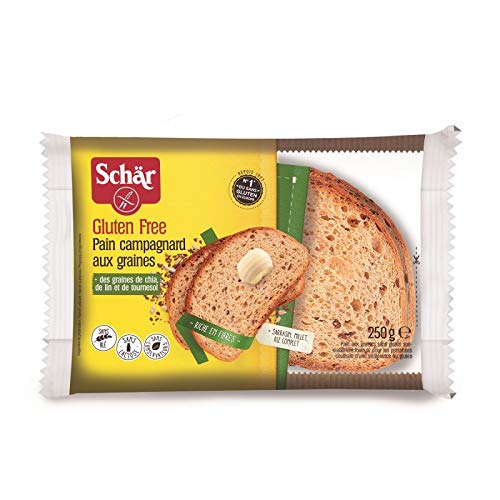 SCHÄR - Pain Campagnard Aux Graines Sans Gluten 250G - Lot De 3 - Offre Special