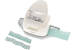Bira Craft 2 In 1 Border Punch For Scrapbooking & Card Making With Daisy Pattern