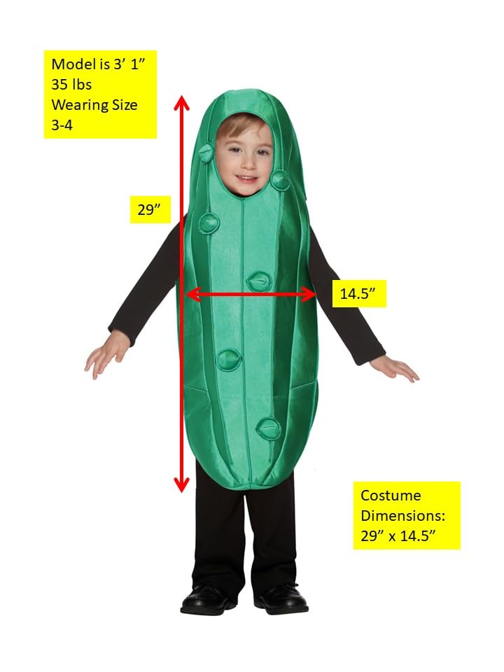 Disfraz infantil Rasta Imposta Ultimate Pickle varios tamaños miniatura 4