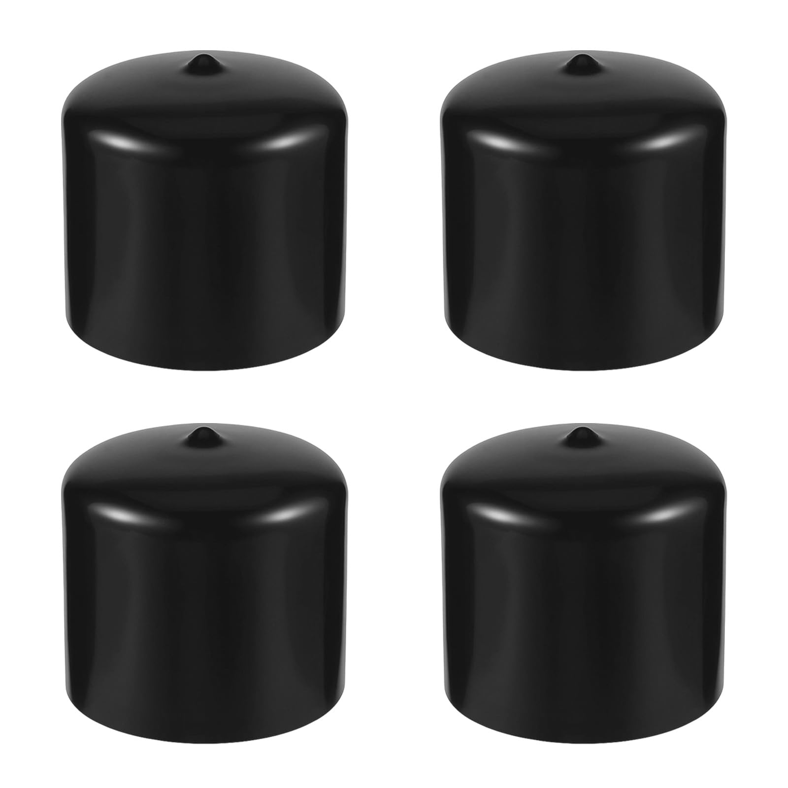 4 PCS Rubber End Caps Soft PVC 2