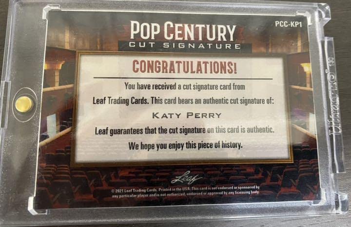 KATY PERRY ケイティペリー　直筆サインカード Amazon.co.jp: KATY PERRY ケイティペリー 直筆サインカード