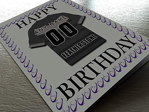 MyShirt123 Carte d'anniversaire Motif Rugby Super League, Featherstone Rovers Carte aimantée pour réfrigérateur