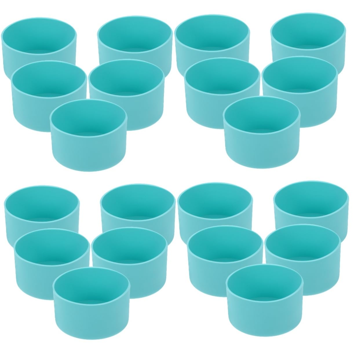 15 Piezas De Silicona Cubierta De La Taza Botas De Botellas Cubiertas De Botella De Silicona Botella Multiusos Cubiertas De Botella De Arranque Protector De Fondo De Botella De