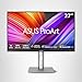 ASUS ProArt Display 27” 4K HDR Professional Monitor (PA279CRV) - IPS, UHD (3840 x 2160), 99% DCI-P3/Adobe RGB, ΔE < 2, Calman Verified, USB-C PD 96W, DisplayPort, Daisy-Chain, Ergonomic, 3yr Warranty