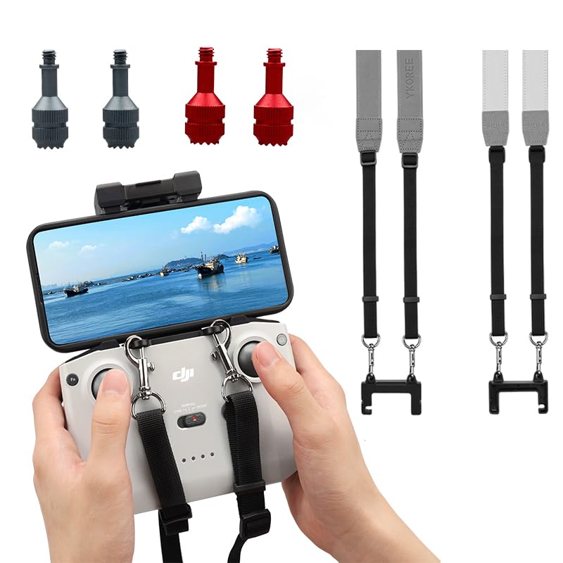 Lanyard with 2 Pair Joystick for DJI RC-N1/N2 for DJI Mini 4K/Mini 2/Mini 2 SE/Air 3/Air 2S/Mavic 3/Mini 3/Mini 4 Pro Drone Accessories