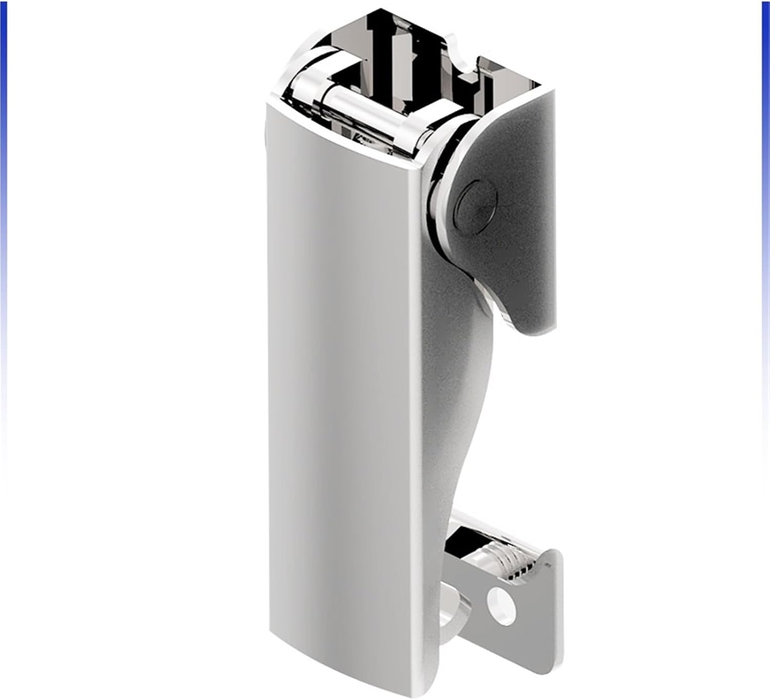 Pad Lockable Toggle Case Latch Locking Box Chest Draw Clasp Toolbox Stainless Steel Toggle Latch Catch Clamp with Lock 1Pcs(C9102-1,Aluminum Door_HASP)