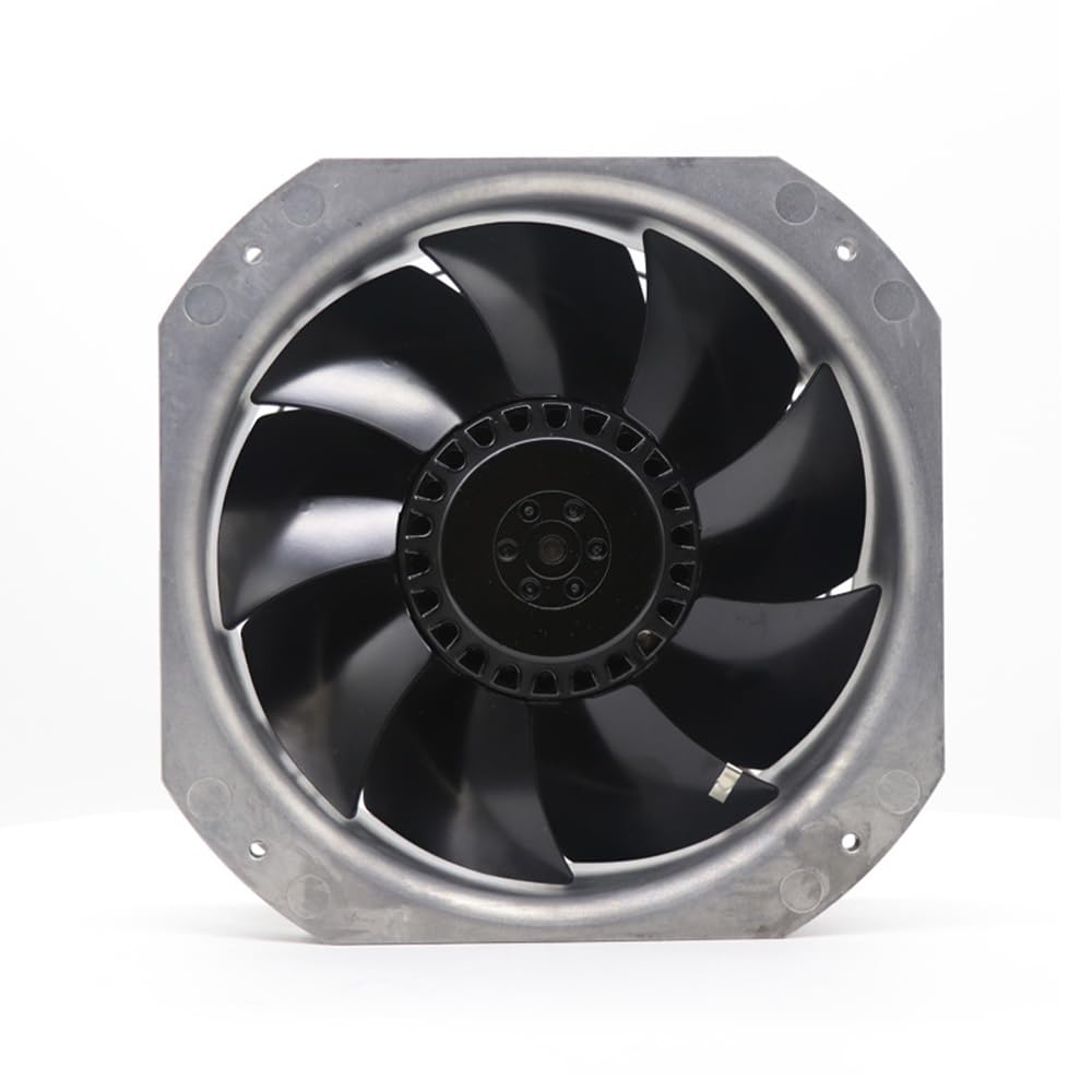 W2E200-HH38-07 eBm Papst W2E200HH3807 2800RPM 230V AC Axial Compact Fan 450CFM 0.29A/0.35A 64W/80W Ball Bearing Fan Dust Proof Ventilation Fans for Control Cabinet HVAC Cooling